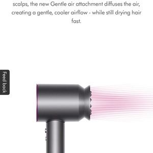 Dyson Gentle air attachment (Iron) for supersonic NEW